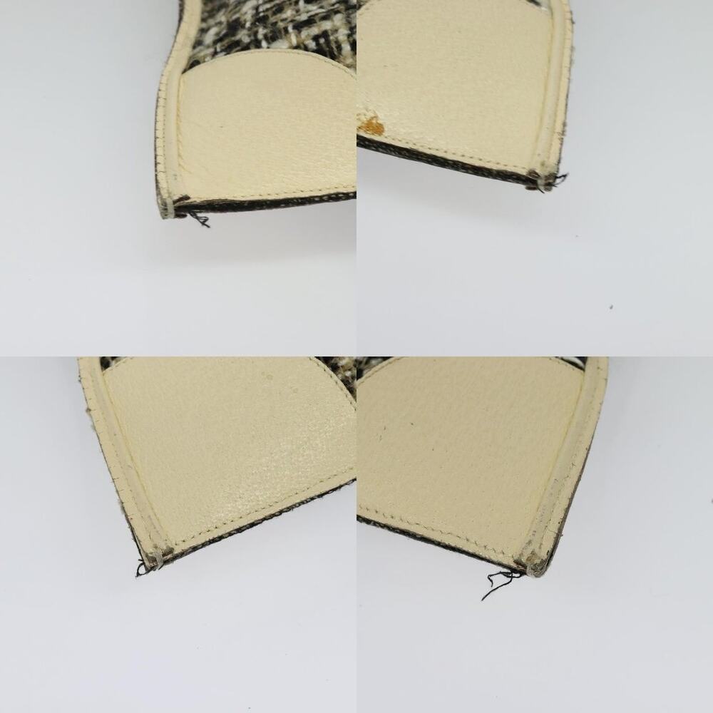 Prada Tweed Leather Handbag Beige - Picture 14 of 15